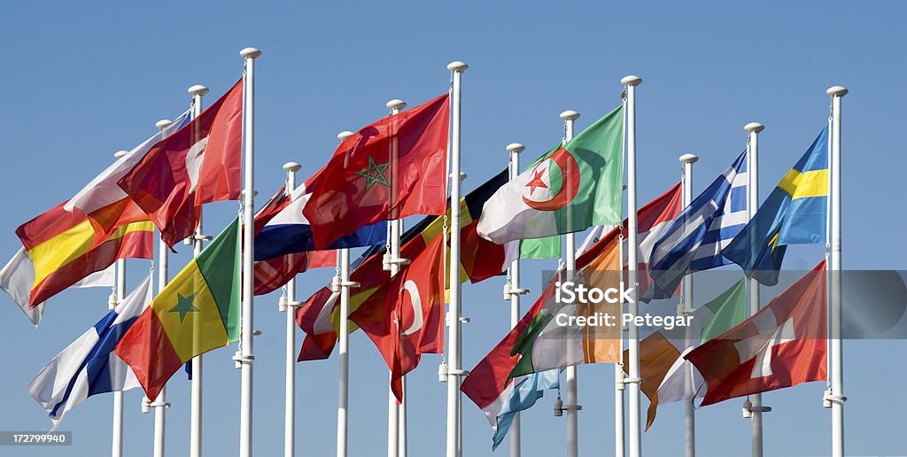 Флаги of Европы - Стоковые фото Без людей роялти-фри
