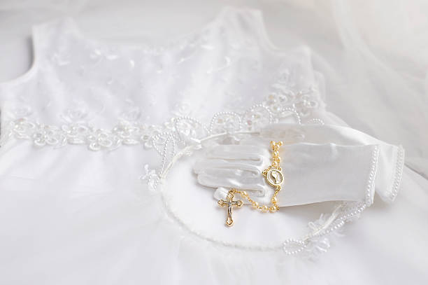 First Communion stock photo