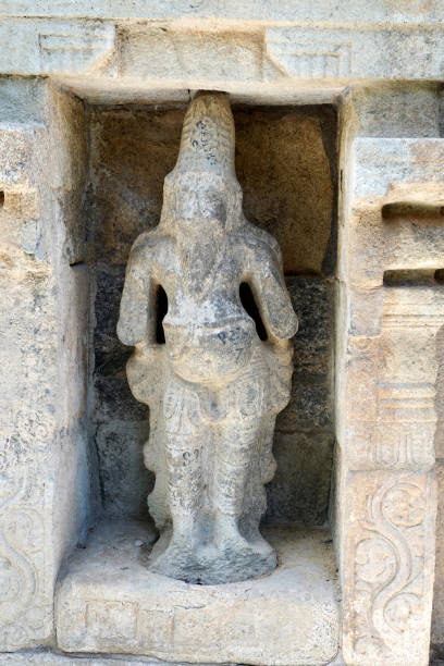 istock Ancient Hindu statue in temple. 1728007581