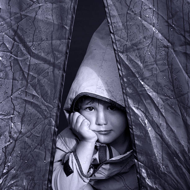istock Little Boy in a Raincoat 172800855