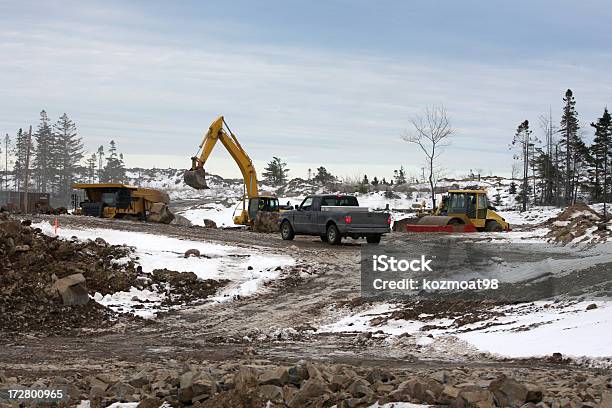 Site Preparation Stock Photo - Download Image Now - Construction Site, Pick-up Truck, Construction Industry