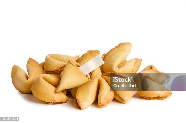 Fortune Las Cookies Foto de stock y más banco de imágenes de Adivinación - Adivinación, Comida china para llevar, Comida no saludable