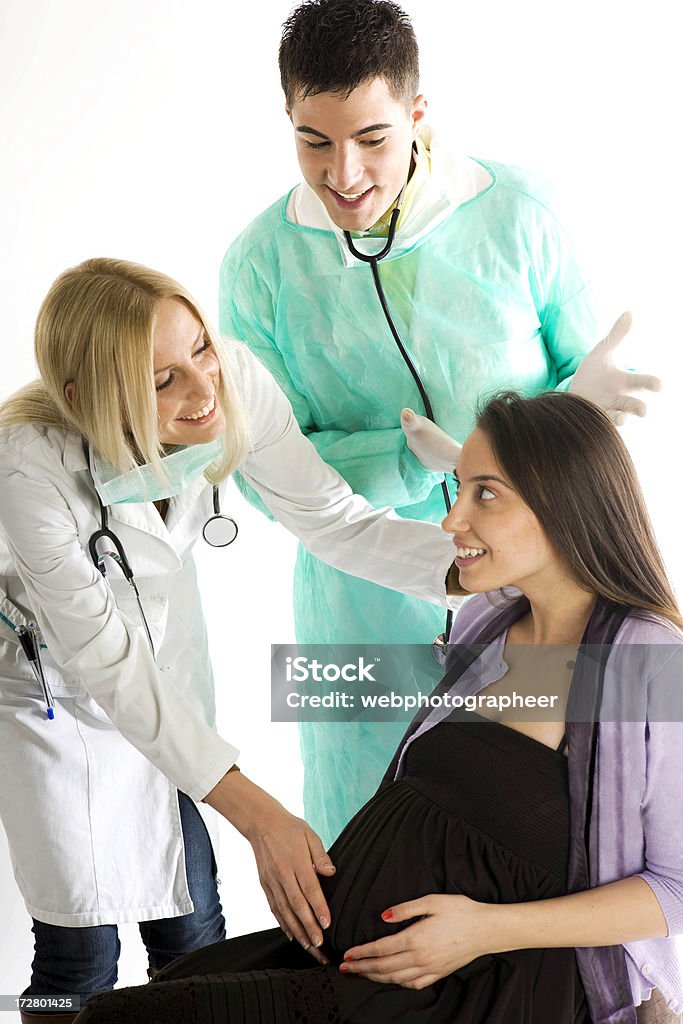Examen de embarazo - Foto de stock de Doctor libre de derechos