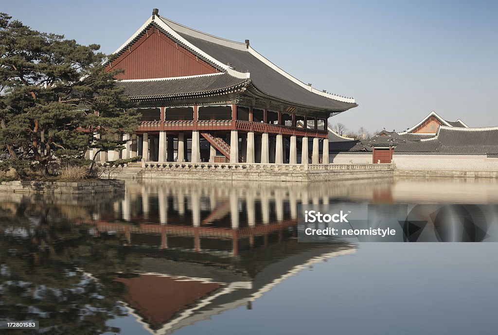 Gyeongbok Pałac - Zbiór zdjęć royalty-free (Architektura)