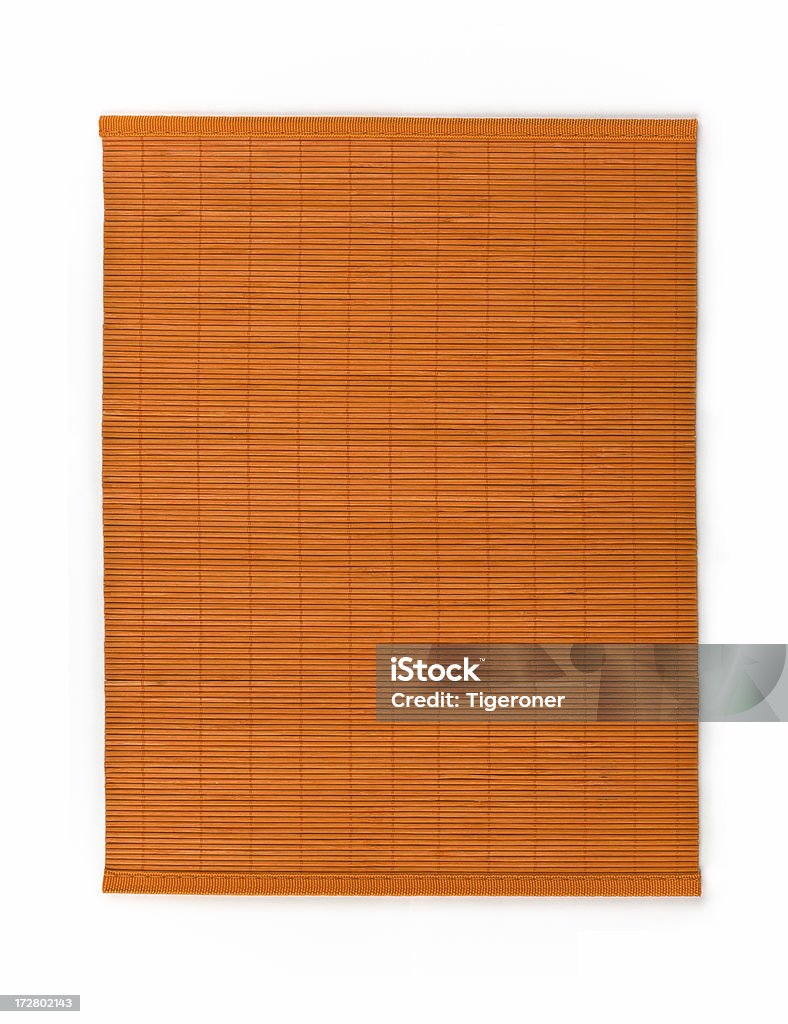 Arancio bambù tappetino - Foto stock royalty-free di Tovaglietta all'americana