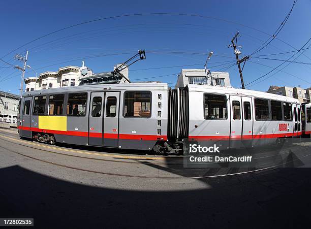 전차는 Lightrail에 대한 스톡 사진 및 기타 이미지 - Lightrail, 기차, 샌프란시스코-캘리포니아