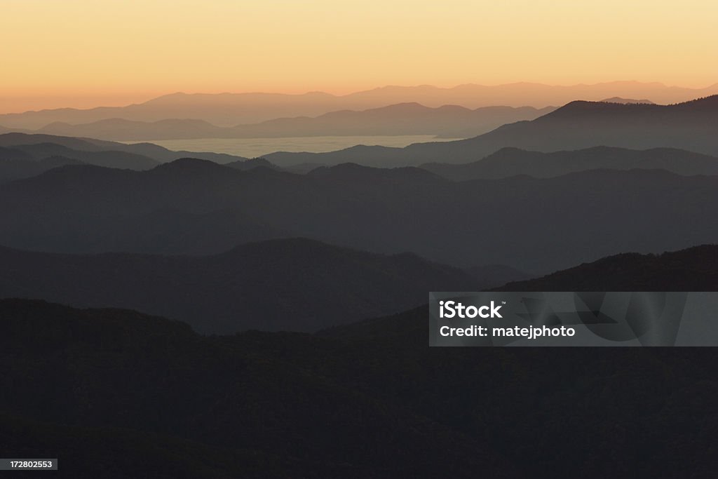 スモーキー山脈の夜明け - Horizonのロイヤリティフリーストックフォト