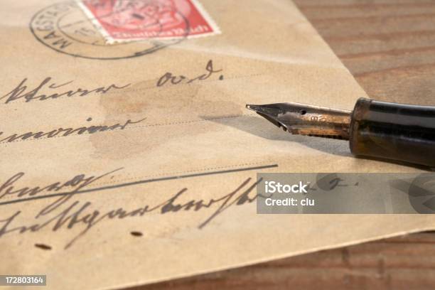 Foto de Vintage Letras e mais fotos de stock de Alemanha - Alemanha, Carta - Documento, Correio - Correspondência