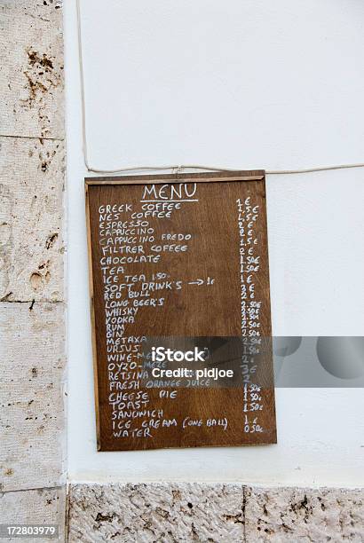 Photo libre de droit de Tableau De Menu Grec banque d'images et plus d'images libres de droit de Aliment - Aliment, Aliment surgelé, Boisson