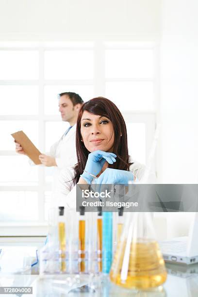 Doctor And Technician Stock Photo - Download Image Now - 40-44 Years, 40-49 Years, Adult