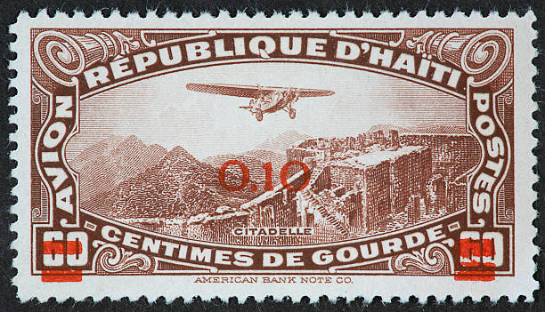 istock Haiti airmal stamp 172804066