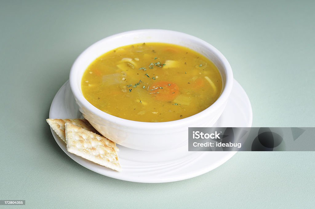 Chicken Noodle Soup A delicious bowl of chicken noodle soup. Chicken Noodle Soup Stock Photo