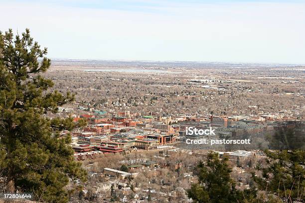 Boulder Colorado Panorama Stockfoto und mehr Bilder von Boulder - Boulder, Schnee, Baum