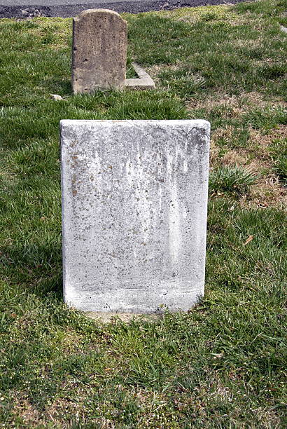 istock Blank Gravestone in a lonely Cemetary 172804866