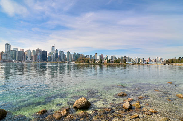 istock Wide View of the Vancouver Skyline and Harbor 172804949