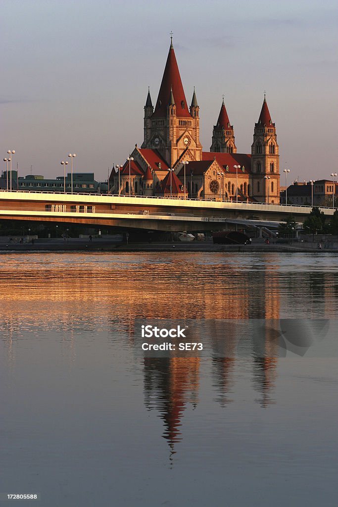 Franz von Assisi Church - Lizenzfrei Abenddämmerung Stock-Foto