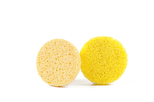 natural sponges, isolated