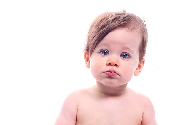 istock Cute baby isolated  on white 172805693