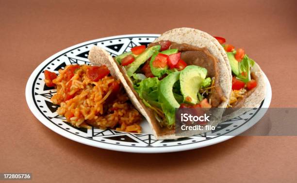 Tacos - Fotografie stock e altre immagini di Alimentazione sana - Alimentazione sana, Avocado, Burrito