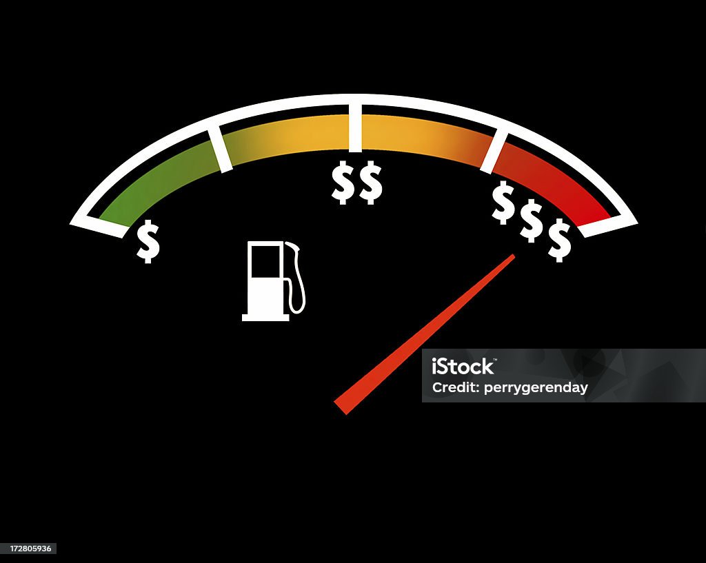 Medidor de Gas de precios - Foto de stock de Coche libre de derechos