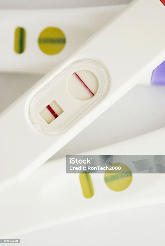 Pregnant Confirmation three tests all say yes / i think you are pregnant now / pretty obvious Concepts Stock Photo