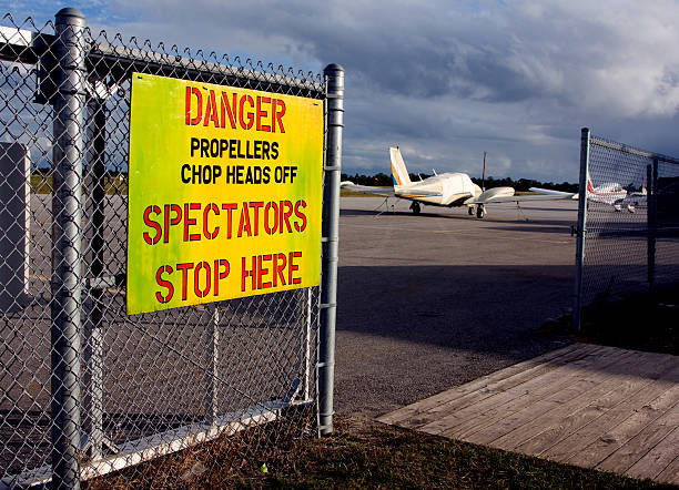 istock Danger Sign at Airport 172806659