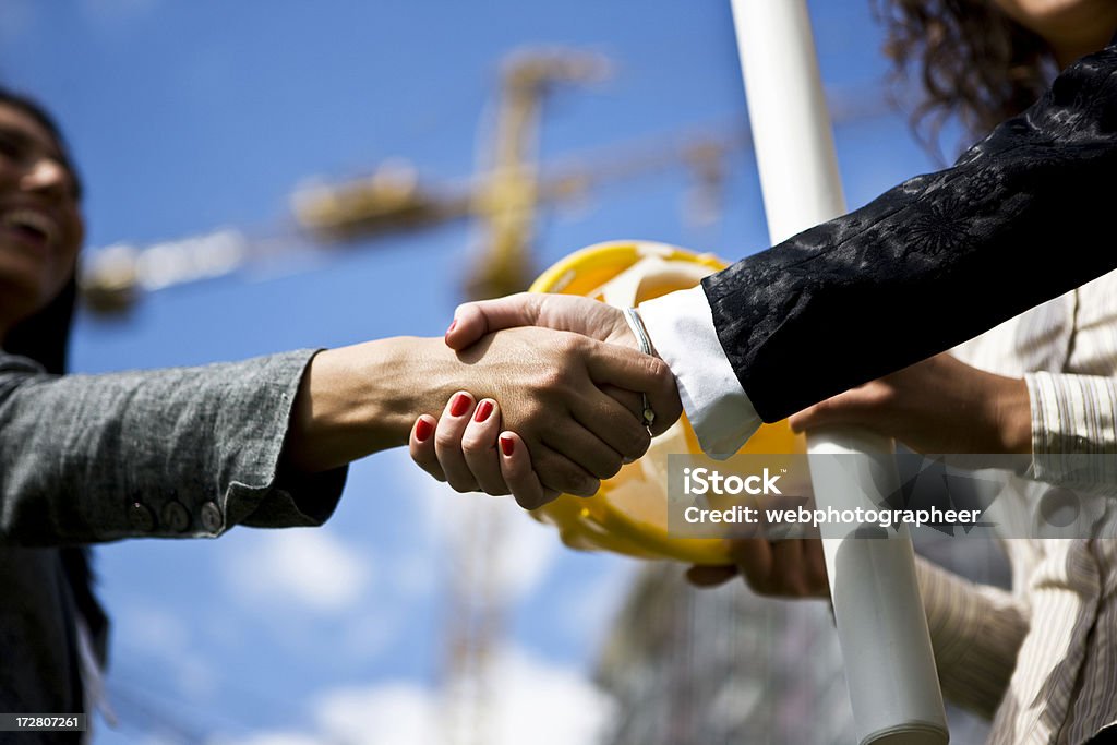 Construção de Negociação - Royalty-free Comunidade Foto de stock