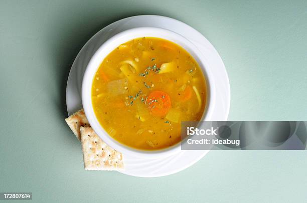 Chicken Noodle Soup Stock Photo - Download Image Now - Soup, Bowl, Chicken Soup