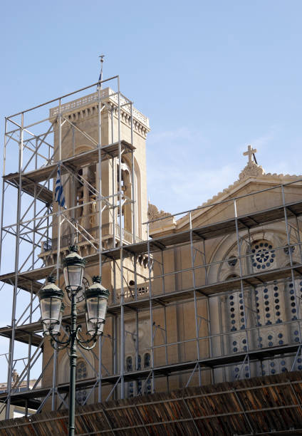 istock Greek Church Renovations Athens 172807764