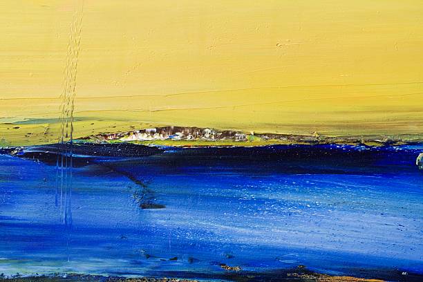 istock Abstract, yellow and blue  art backgrounds. 172808192