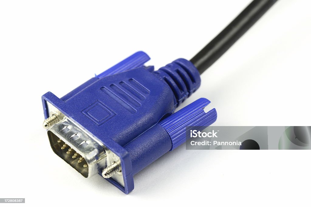 Conector do VGA - Royalty-free Alfinete Foto de stock