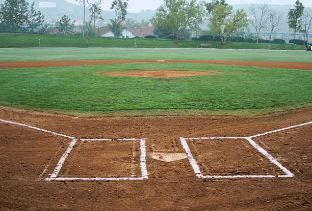 empty baseball diamondSports fields