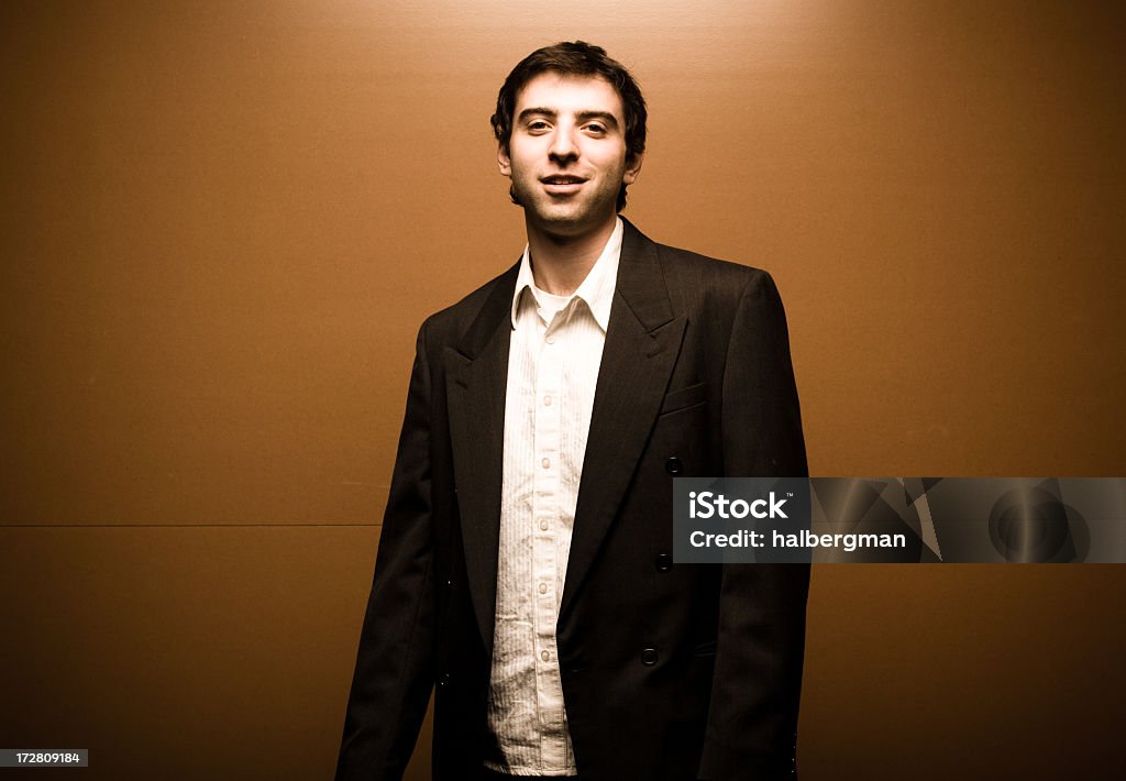 Seppia uomo - Foto stock royalty-free di 20-24 anni