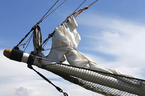 bowsprit of a barquentine