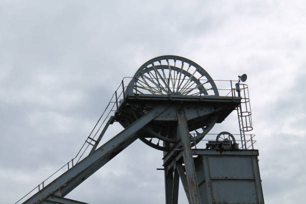 Disused Coal Mine. stock photo
