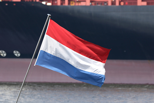 flag of a Dutch ship