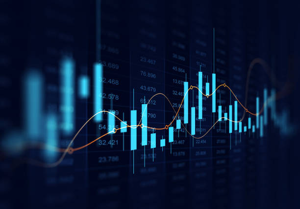 istock Price graph and indicator. Stock market invest and crypto currency. 1728166443