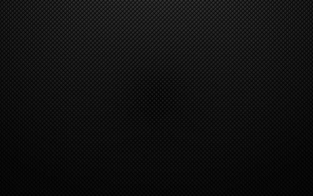 istock Carbon fiber background. Dark industrial material. Composite surface wallpaper. Futuristic construction technology. Realistic black steel. Geometric mesh texture. Vector illustration 1728214733