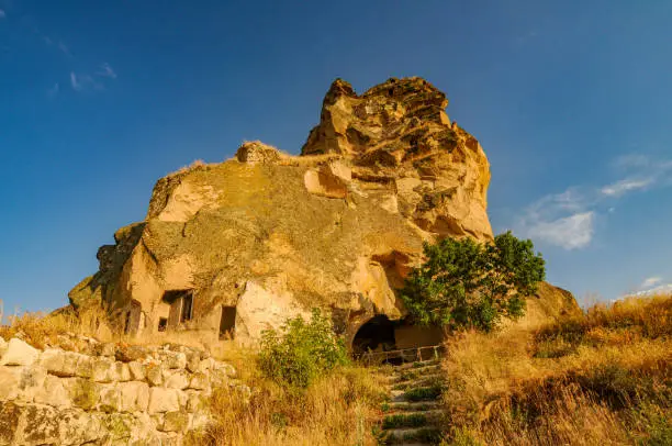 Bottom view of Ortahisar castle