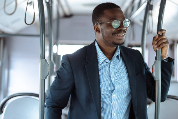 istock Male commuter in a public bus 1728248213