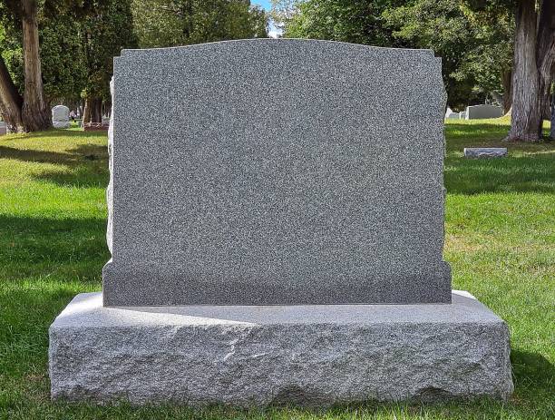 istock Large Blank GraniteTombstone In Cemetery 1728272497