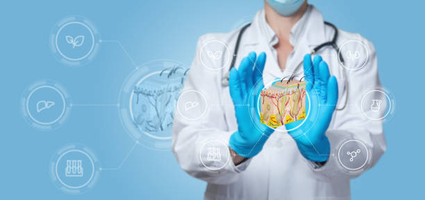istock The doctor protects the skin with a gesture. 1728310723