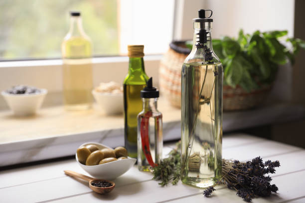 istock Different cooking oils and ingredients on white wooden table indoors 1728317677