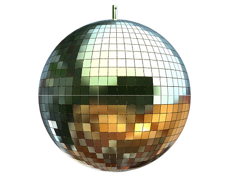 Disco Ball Mirrors 3D Rendering