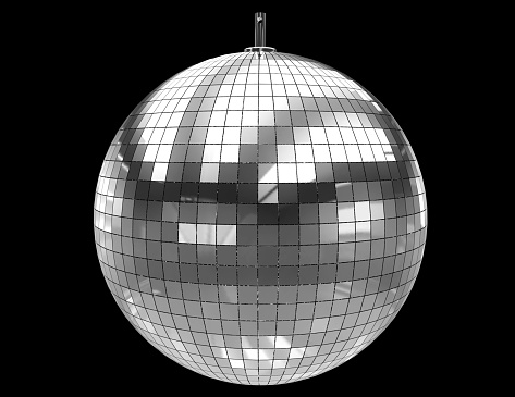 Disco Ball Mirrors 3D Rendering
