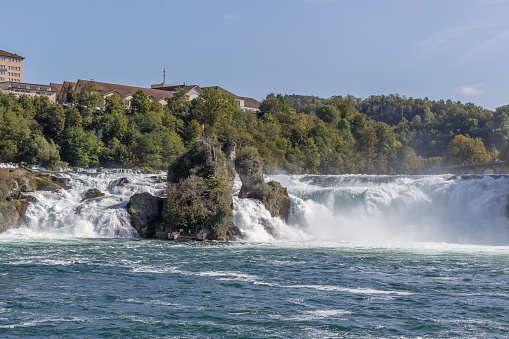 The Rhine Falls near Schaffhausen in Switzerland