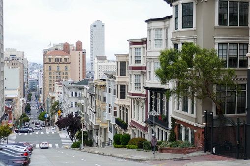 San Francisco, famous city of California,  was built on several hills which is one of many things to make this town very special