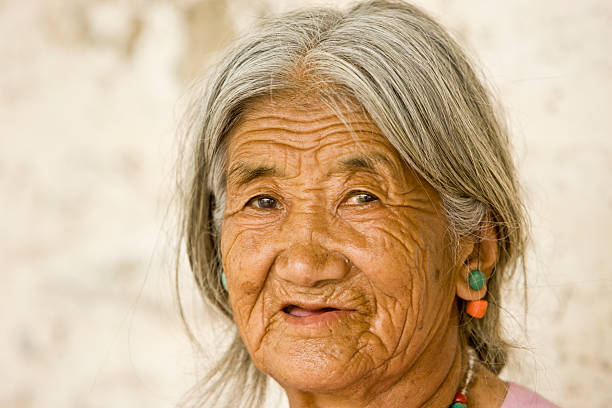 istock Senior Tibetan female 172842777