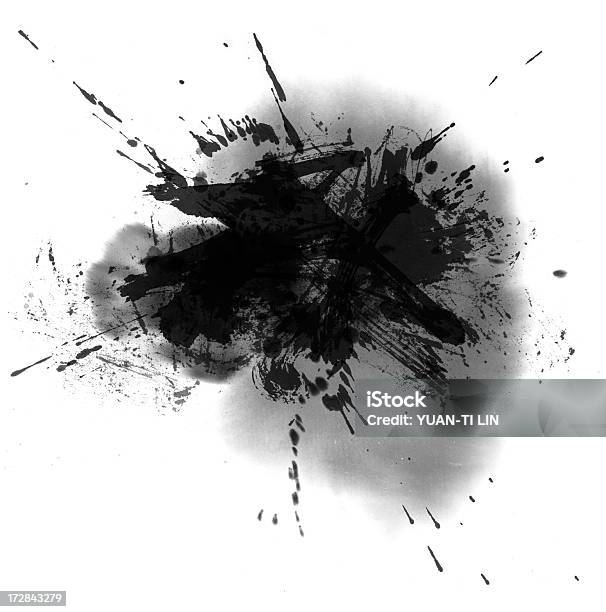 Wash Painting Splatter Stock Photo - Download Image Now - Abstract, Art, Arts Culture and Entertainment