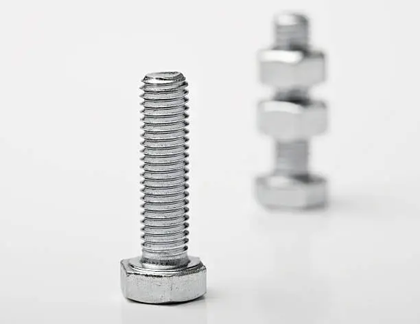 Photo of Screws: one single & other with two nuts